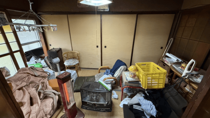 徳島県美馬市O様邸 遺品整理前