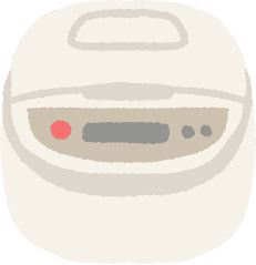 炊飯器のイラスト
