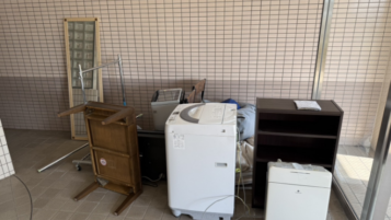 徳島県徳島市A様邸の不用品回収の作業前の写真