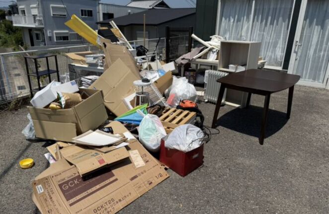 徳島県板野郡北島町G様邸の粗大ゴミ回収作業レポート