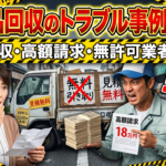 不用品回収のトラブル事例100選｜無料回収・高額請求・無許可業者に注意