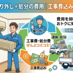エアコン取り外し＋処分の費用｜工事費込みの料金相場
