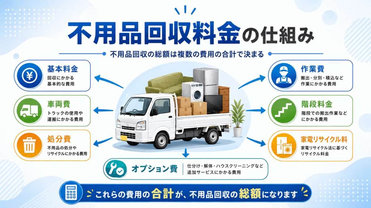 不用品回収料金の仕組み