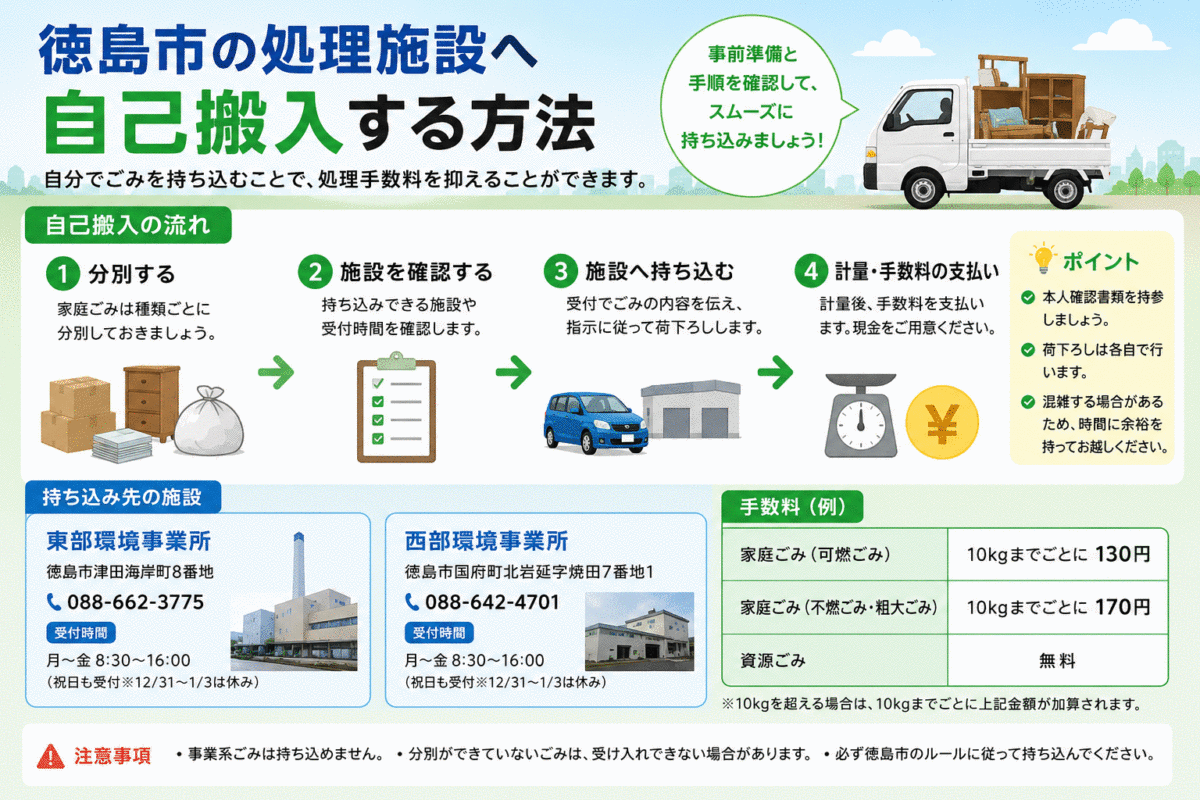 徳島市の処理施設
